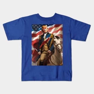 General Trump of the Revolutionary War Kids T-Shirt